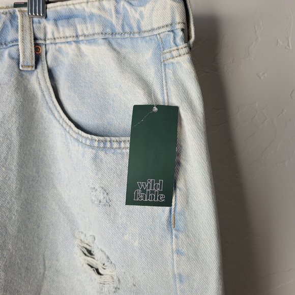 Wild Fable Plus Size Super High Rise Cut Off Shorts - Picture 2 of 8